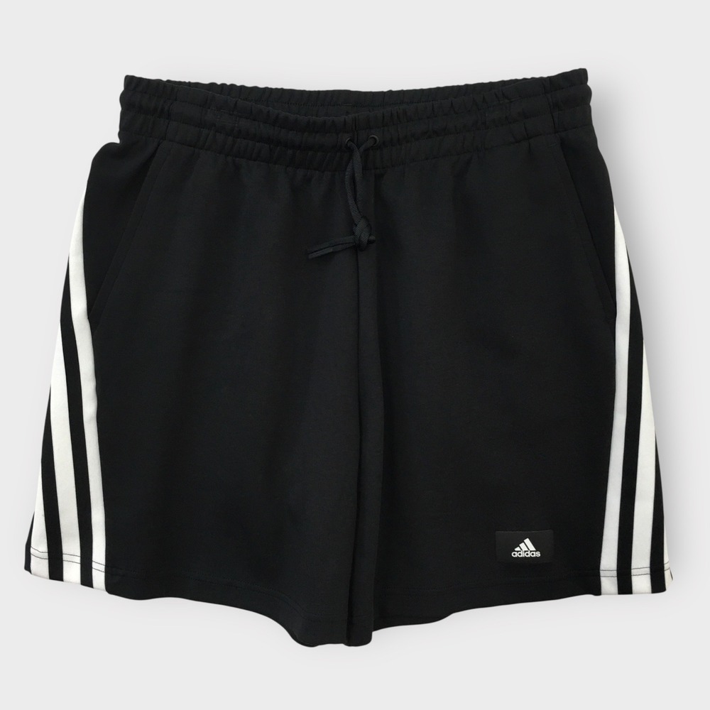 Adidas Future Icons Shorts 3-Stripe Training Gym Workout Black XL